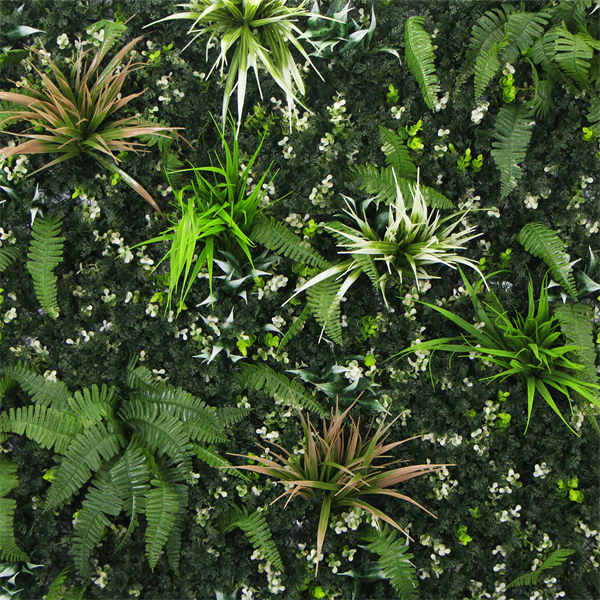 Artificial Living Fern Green Wall - Deluxe 1m x 1m - artificial living ...